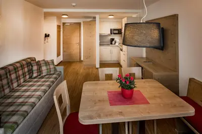 TV/Unterhaltungsangebot in der Unterkunft Appartements Hubenhof
