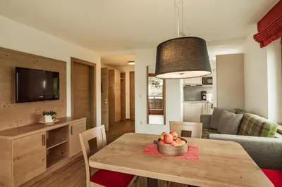 TV/Unterhaltungsangebot in der Unterkunft Appartements Hubenhof