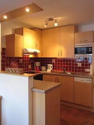 Küche/Küchenzeile in der Unterkunft Apartment Haus Schatz