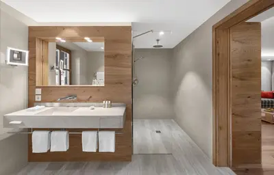 Ein Badezimmer in der Unterkunft Schwarzer Adler Kitzbühel - Adults Only