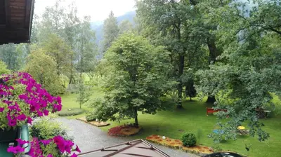 Ein Garten an der Unterkunft Heilbad Burgwies