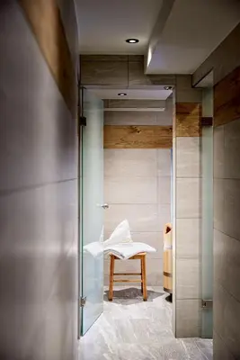 Ein Bett oder Betten in einem Zimmer der Unterkunft Heilbad Burgwies