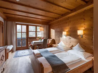 Ein Bett oder Betten in einem Zimmer der Unterkunft Hotel Gasthof Blaue Quelle