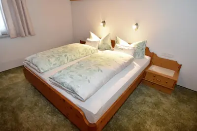 Ein Bett oder Betten in einem Zimmer der Unterkunft Haus Waldner