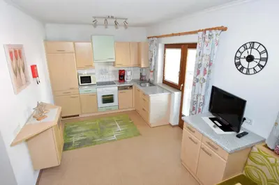 Küche/Küchenzeile in der Unterkunft Haus Waldner