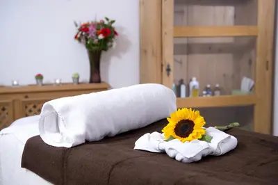 Ein Bett oder Betten in einem Zimmer der Unterkunft Hotel Wiesenegg