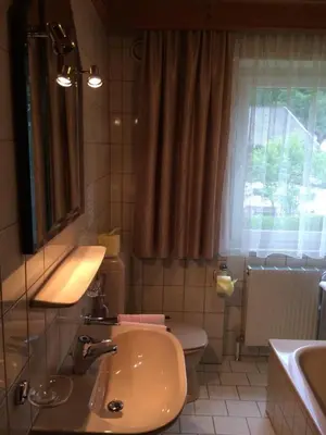 Ein Badezimmer in der Unterkunft Landhof Aigner