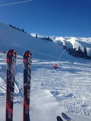 Skifahren in der Pension oder in der Nähe