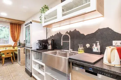 Küche/Küchenzeile in der Unterkunft Mountain Fresh - alpine easy stay