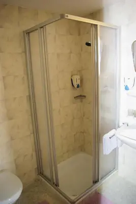 Ein Badezimmer in der Unterkunft Haus Schlosskeller