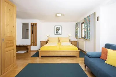 Ein Bett oder Betten in einem Zimmer der Unterkunft Haus Schlosskeller