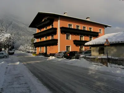 Pension Handle im Winter