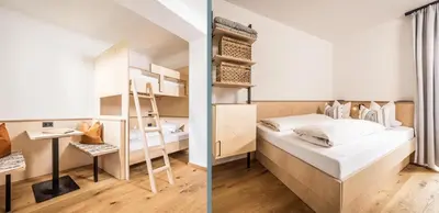 Ein Bett oder Betten in einem Zimmer der Unterkunft Waldruh
