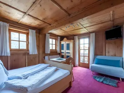 Ein Bett oder Betten in einem Zimmer der Unterkunft Apartment in Kirchberg near Ski Bus