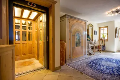 Ein Badezimmer in der Unterkunft Bergkristall