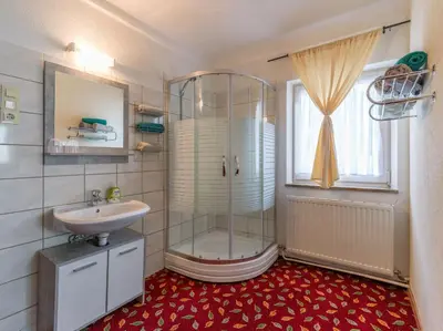 Ein Badezimmer in der Unterkunft Landgasthof Oberlander