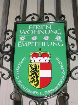 Ein Zertifikat, Auszeichnung, Logo oder anderes Dokument, das in der Unterkunft Appartement Alexandra ausgestellt ist