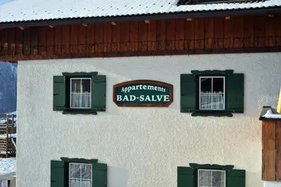 Ein Zertifikat, Auszeichnung, Logo oder anderes Dokument, das in der Unterkunft Appartementhaus Bad Salve ausgestellt ist