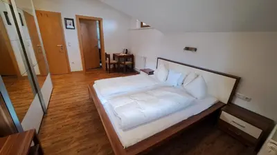 Ein Bett oder Betten in einem Zimmer der Unterkunft Landhaus Rauch