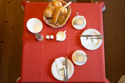 Essen in der Pension oder in der Nähe