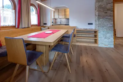 Küche/Küchenzeile in der Unterkunft Gästehaus Brantlhof Zimmer und Ferienwohnungen in Going am Wilden Kaiser