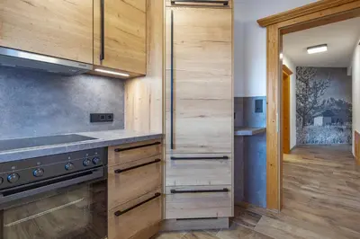 Küche/Küchenzeile in der Unterkunft Gästehaus Brantlhof Zimmer und Ferienwohnungen in Going am Wilden Kaiser