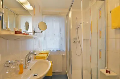 Ein Badezimmer in der Unterkunft Haus Hammerer