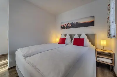 Ein Bett oder Betten in einem Zimmer der Unterkunft Haus Hammerer