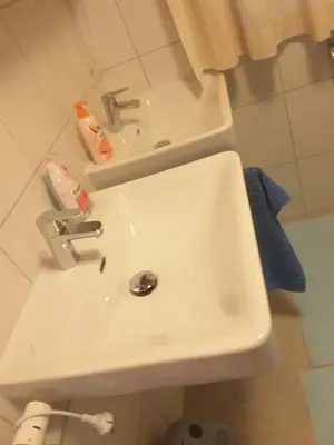 Ein Badezimmer in der Unterkunft Steinwandhütte