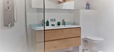 Ein Badezimmer in der Unterkunft AlpinResort DerBacherhof