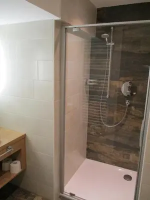 Ein Badezimmer in der Unterkunft Aparthotel Garni Schranz