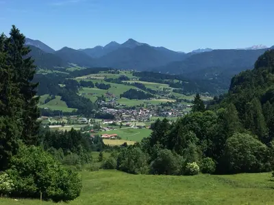 Naturlandschaft in der Nähe des Bauernhofs
