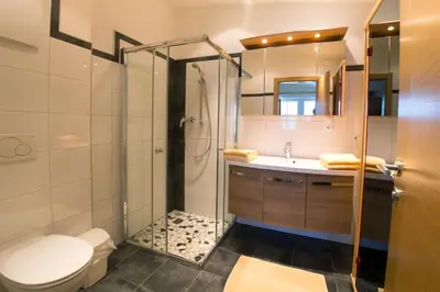Ein Badezimmer in der Unterkunft Vicky Apartments