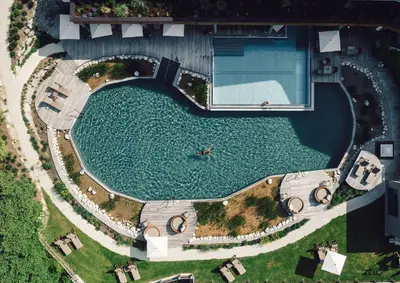 Der Swimmingpool an oder in der Nähe von Der Böglerhof - pure nature spa resort