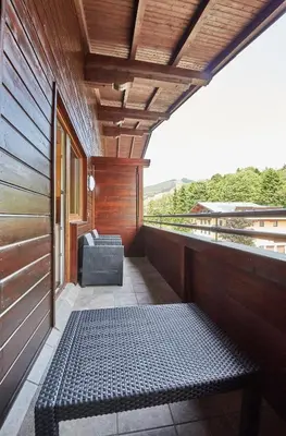 Ein Balkon oder eine Terrasse in der Unterkunft Appartement Bella Vista