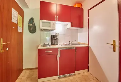 Küche/Küchenzeile in der Unterkunft Appartements Alpin