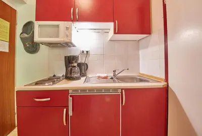 Küche/Küchenzeile in der Unterkunft Appartements Alpin