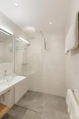 Ein Badezimmer in der Unterkunft Hotel Garni Jagdhof