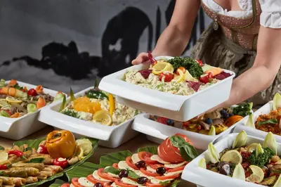 Essen im Hotel oder in der Nähe