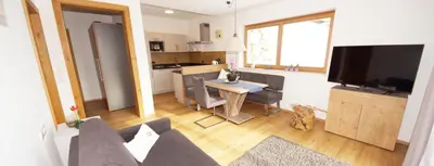 Küche/Küchenzeile in der Unterkunft Appartement Viktoria