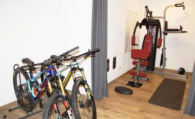 Das Fitnesscenter und/oder die Fitnesseinrichtungen in der Unterkunft Appartement Viktoria