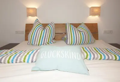 Ein Bett oder Betten in einem Zimmer der Unterkunft Appartement Viktoria