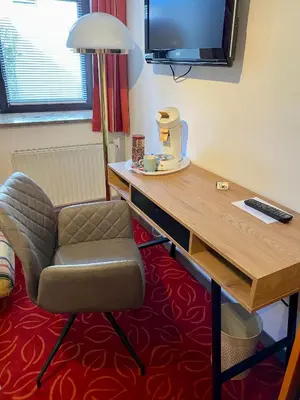 Ein Sitzbereich in der Unterkunft Bed & Rooms, Wörgl