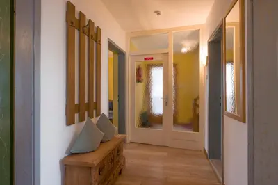 Ein Sitzbereich in der Unterkunft Ferienhaus Resi & Obermoser