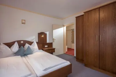 Ein Bett oder Betten in einem Zimmer der Unterkunft Ferienhaus Resi & Obermoser