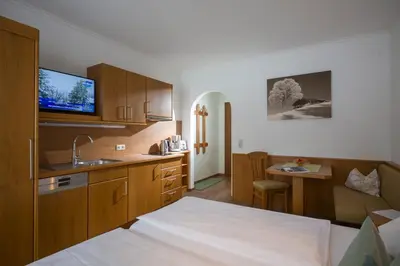 Ein Bett oder Betten in einem Zimmer der Unterkunft Ferienhaus Resi & Obermoser