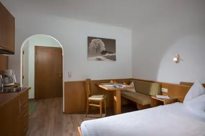 Ein Bett oder Betten in einem Zimmer der Unterkunft Ferienhaus Resi & Obermoser