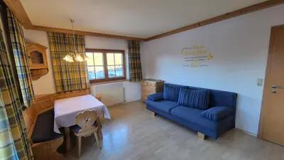 Ein Sitzbereich in der Unterkunft Activ Wellness - Appartement Schermerhof