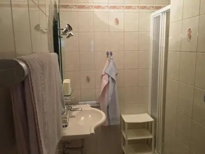 Ein Badezimmer in der Unterkunft Appartements Michaela