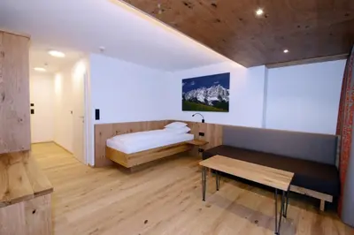 Ein Bett oder Betten in einem Zimmer der Unterkunft Hotel Park